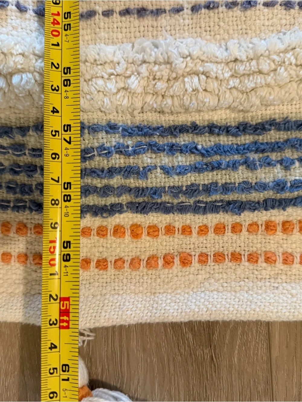 Target Opalhouse Boho Striped Tassel Throw Blanket - 45